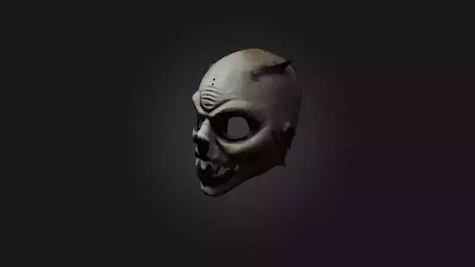 scary mask design 3D model