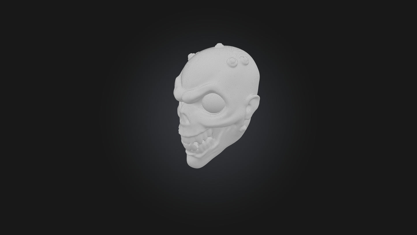 scary mask design 3D model