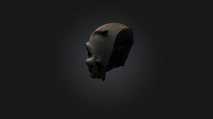 scary mask design 3D model