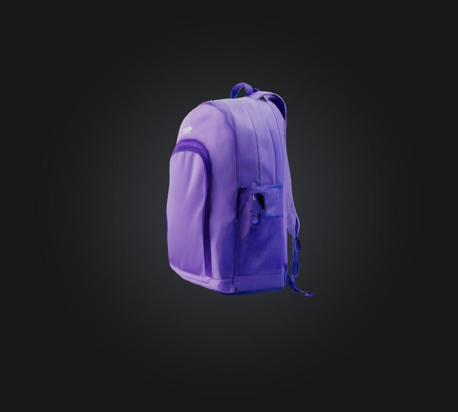 3D model school bag VR / AR / low-poly