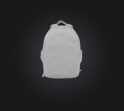 3D model school bag VR / AR / low-poly