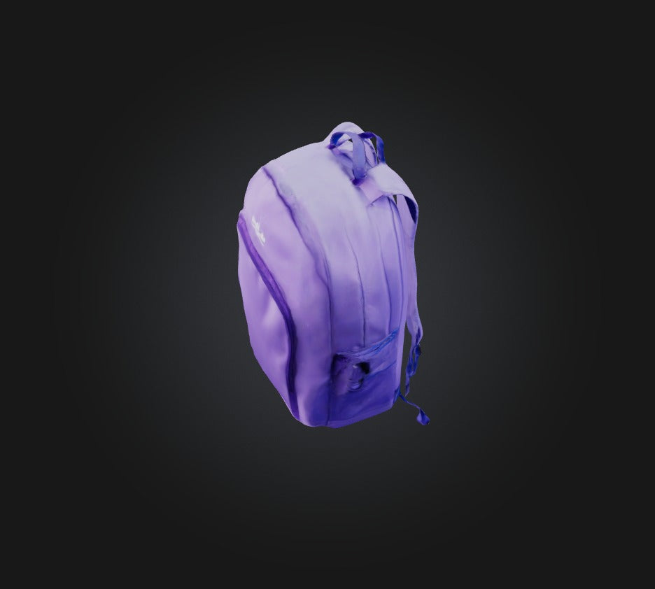 3D model school bag VR / AR / low-poly