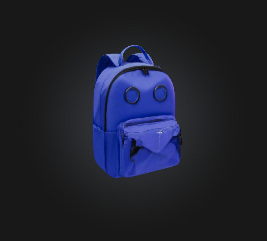 3D model school bag VR / AR / low-poly