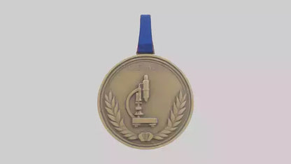 Scientific Achievement Medal model VR / AR / low-poly