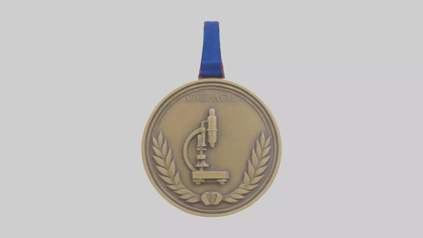 Scientific Achievement Medal model VR / AR / low-poly