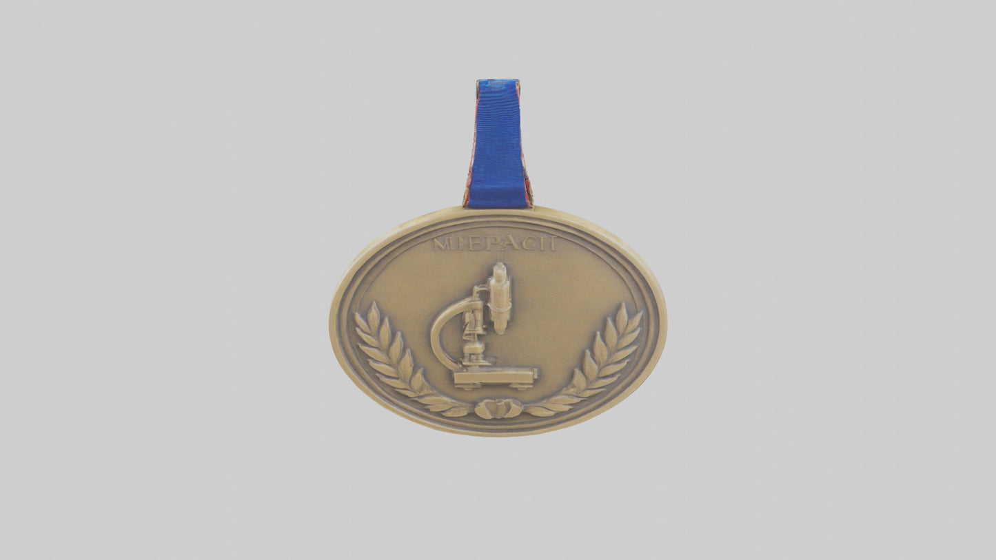 Scientific Achievement Medal model VR / AR / low-poly
