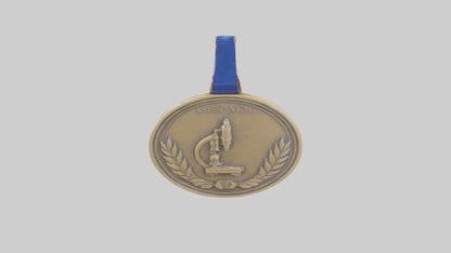 Scientific Achievement Medal model VR / AR / low-poly
