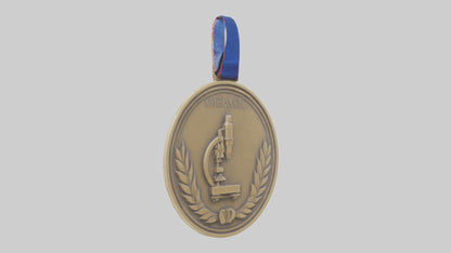 Scientific Achievement Medal model VR / AR / low-poly