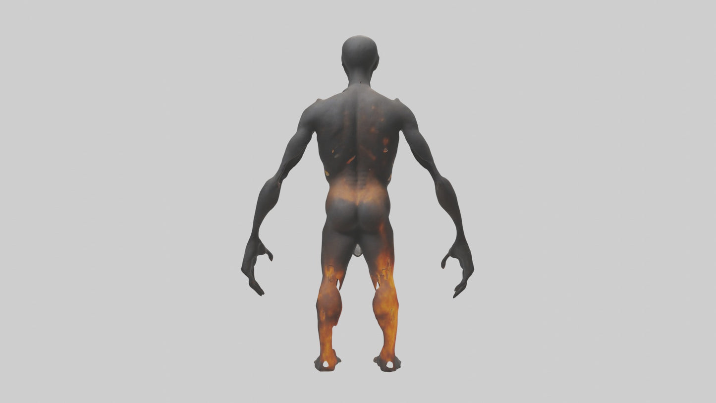 3D model Scorchedbody Model VR / AR / low-poly