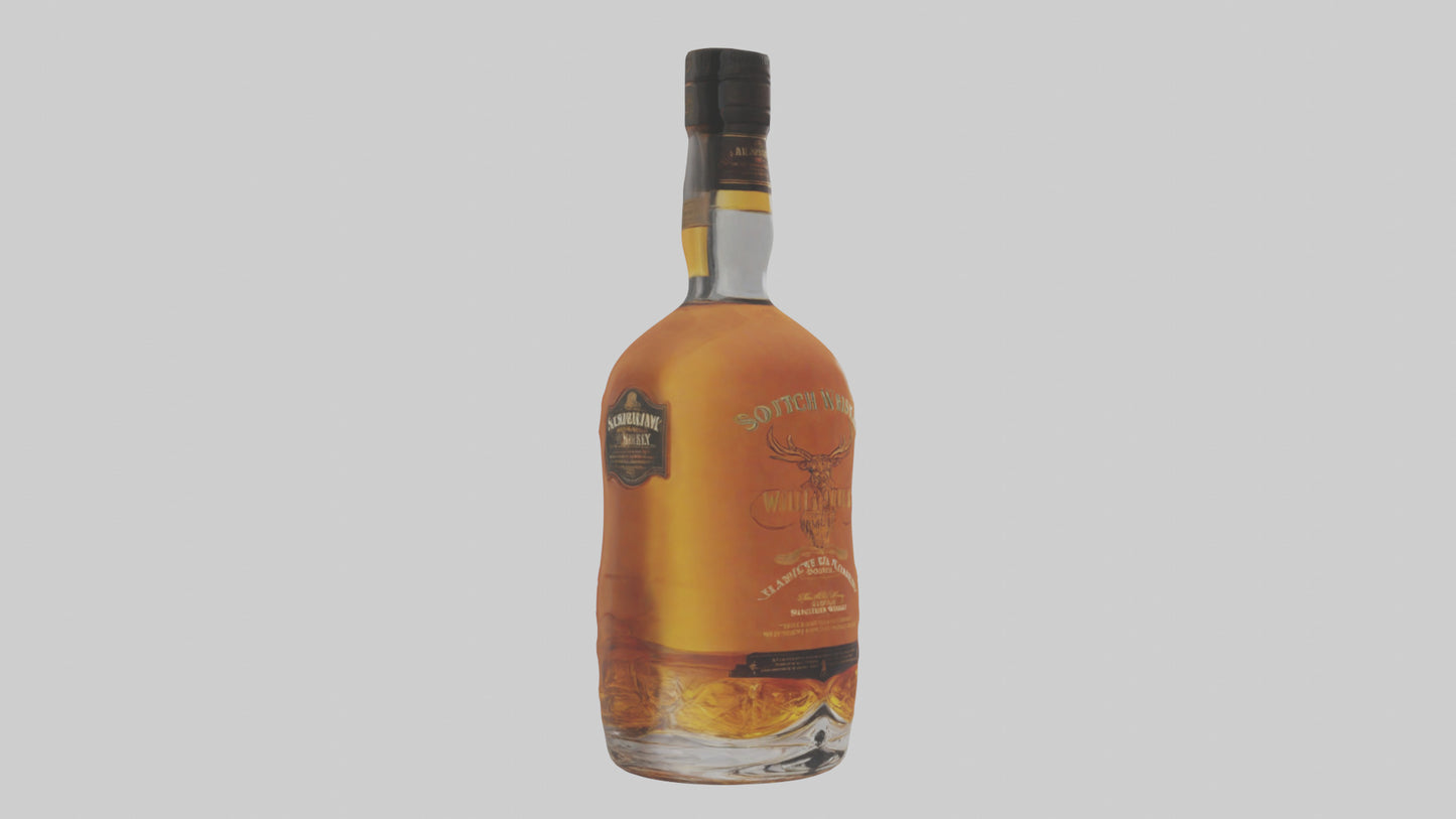 Scotch whiskey model 3D model