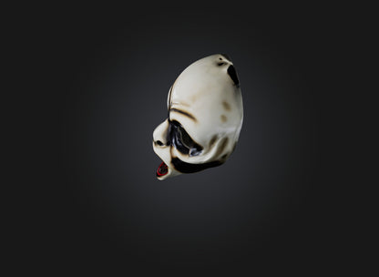 3D model scream mask VR / AR / low-poly