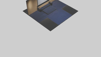 3D model Screening Room VR / AR / low-poly