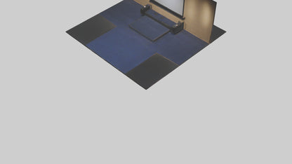 3D model Screening Room VR / AR / low-poly