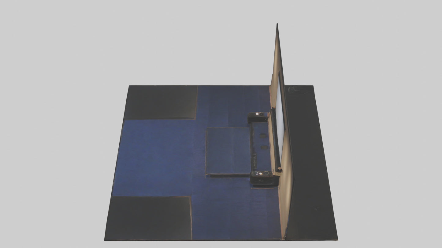 3D model Screening Room VR / AR / low-poly