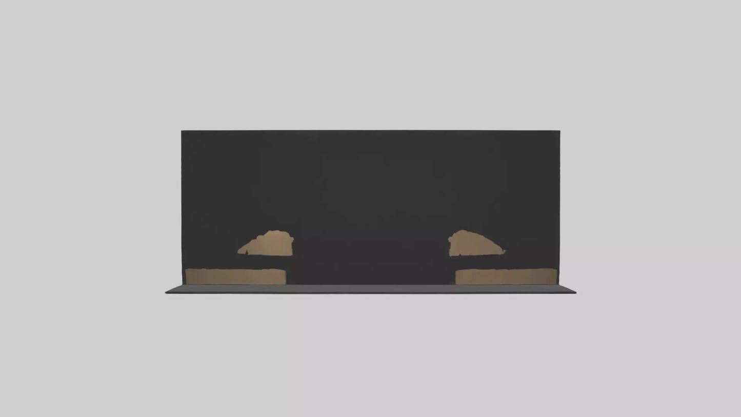 3D model Screening Room VR / AR / low-poly