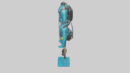 Scuba Diving Equipment model VR / AR / low-poly