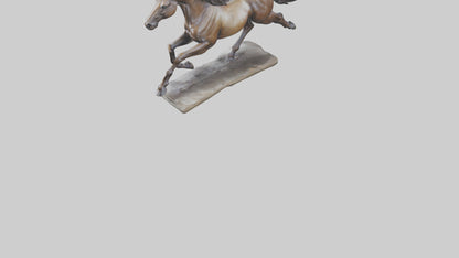 Sculpted Horse statue model 3D model