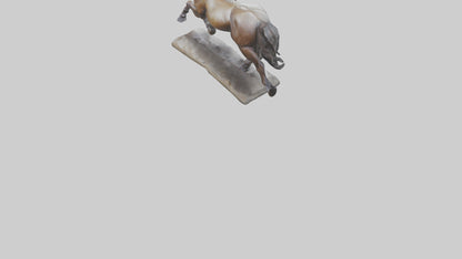 Sculpted Horse statue model 3D model