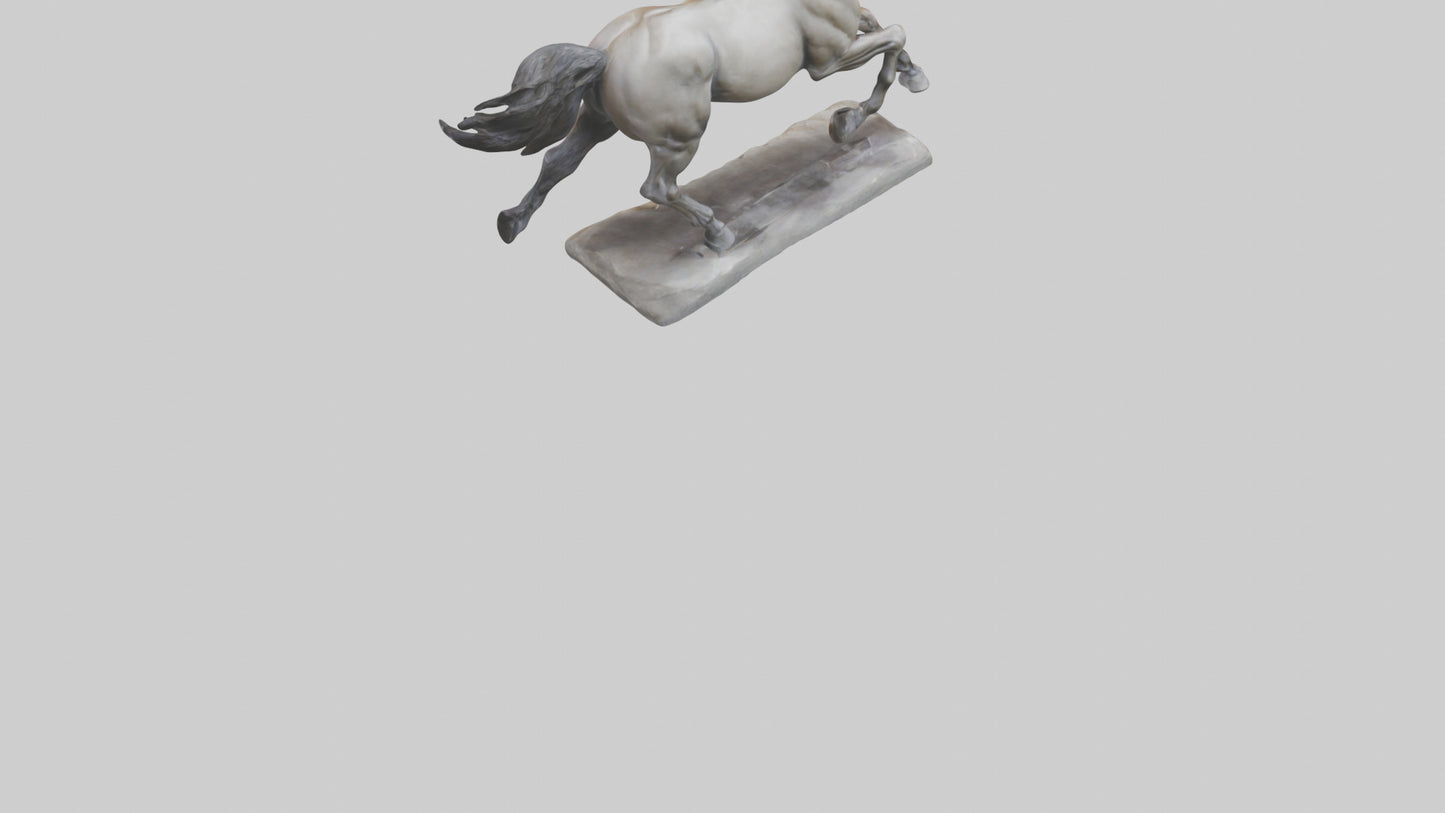 Sculpted Horse statue model 3D model