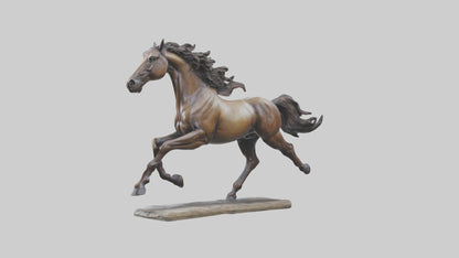 Sculpted Horse statue model 3D model