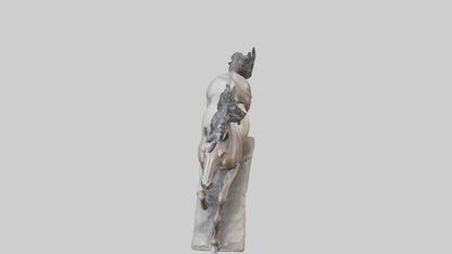 Sculpted Horse statue model 3D model
