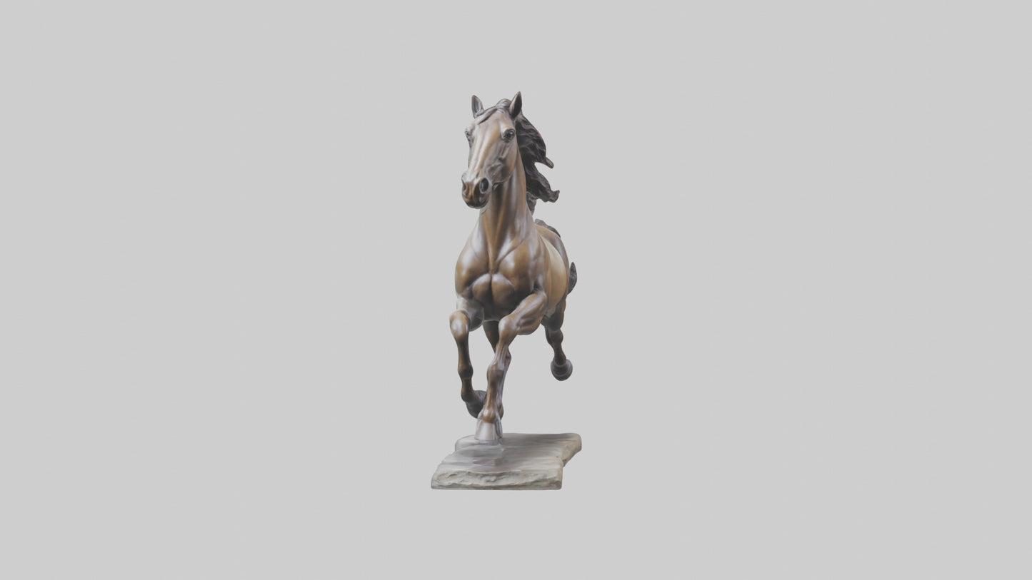 Sculpted Horse statue model 3D model