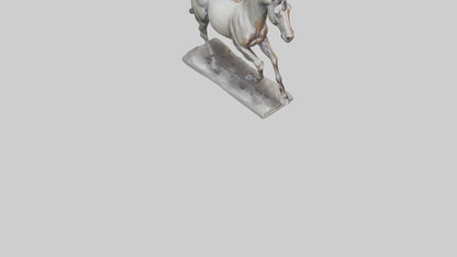 Sculpted Horse statue model 3D model