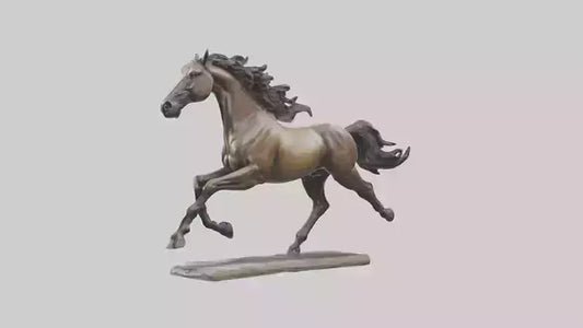 Sculpted Horse statue model 3D model
