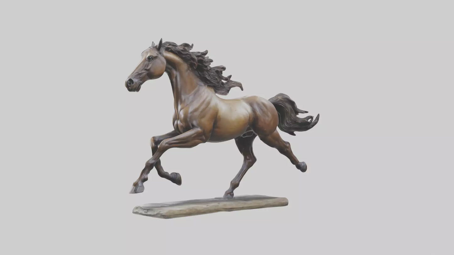 Sculpted Horse statue model 3D model