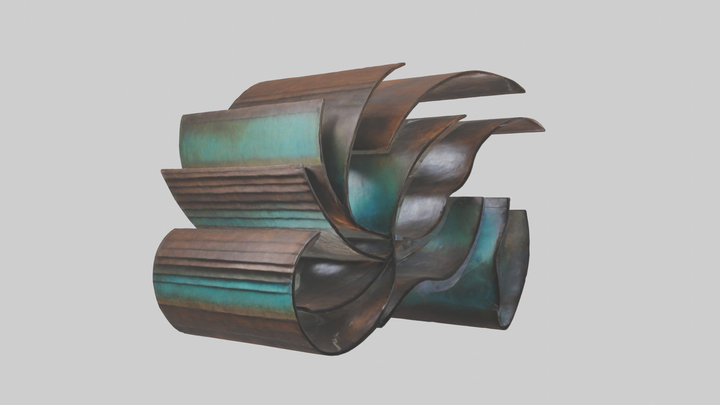 Sculptural Wall Art VR / AR / low-poly