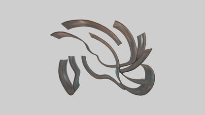 Sculptural Wall Art VR / AR / low-poly