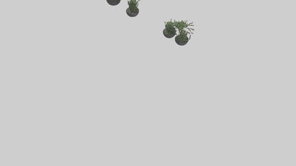 3D model Sculptural Wall Planters VR / AR / low-poly