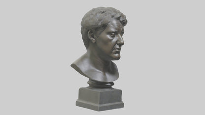 Sculpture bust model VR / AR / low-poly