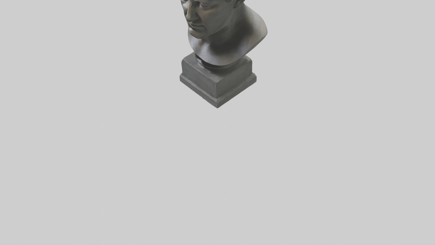 Sculpture bust model VR / AR / low-poly