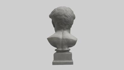 Sculpture bust model VR / AR / low-poly