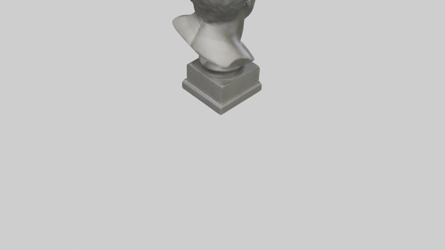 Sculpture bust model VR / AR / low-poly