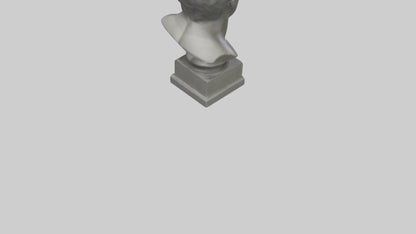 Sculpture bust model VR / AR / low-poly