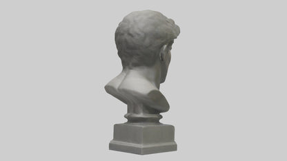 Sculpture bust model VR / AR / low-poly