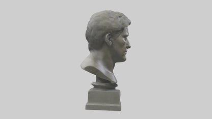Sculpture bust model VR / AR / low-poly
