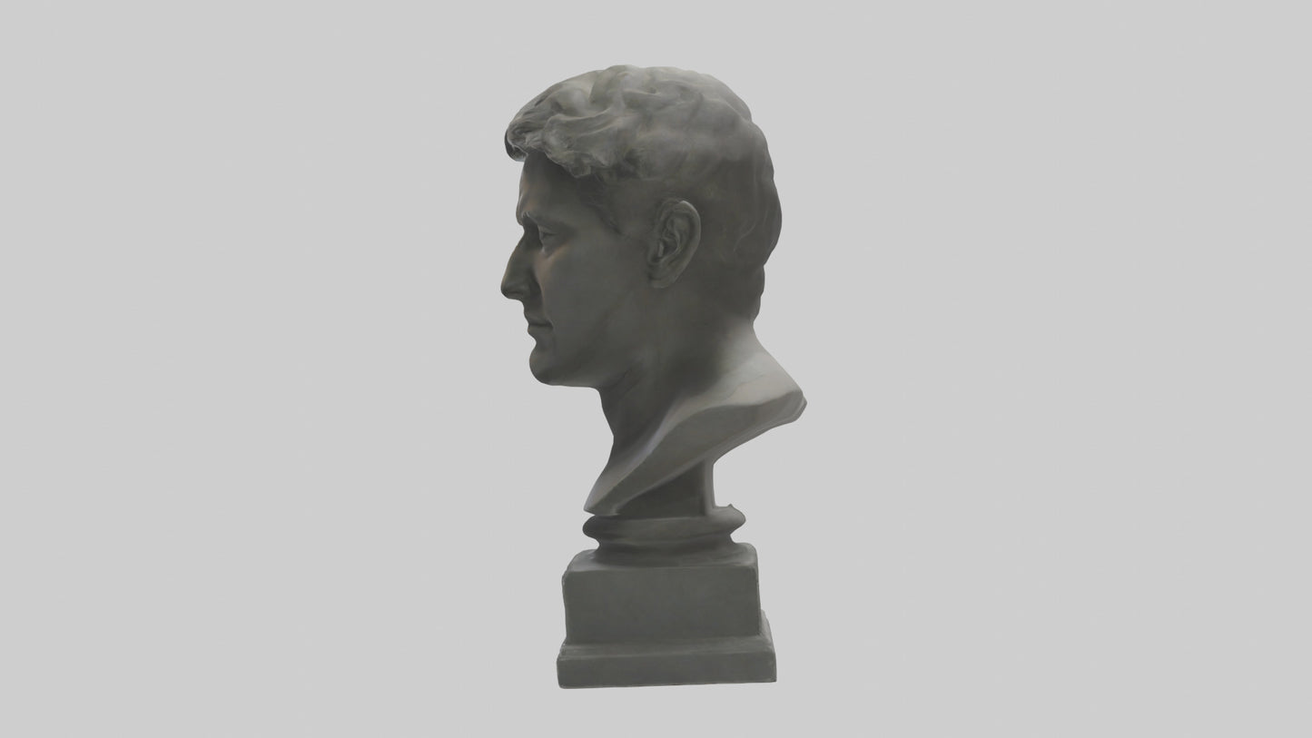 Sculpture bust model VR / AR / low-poly