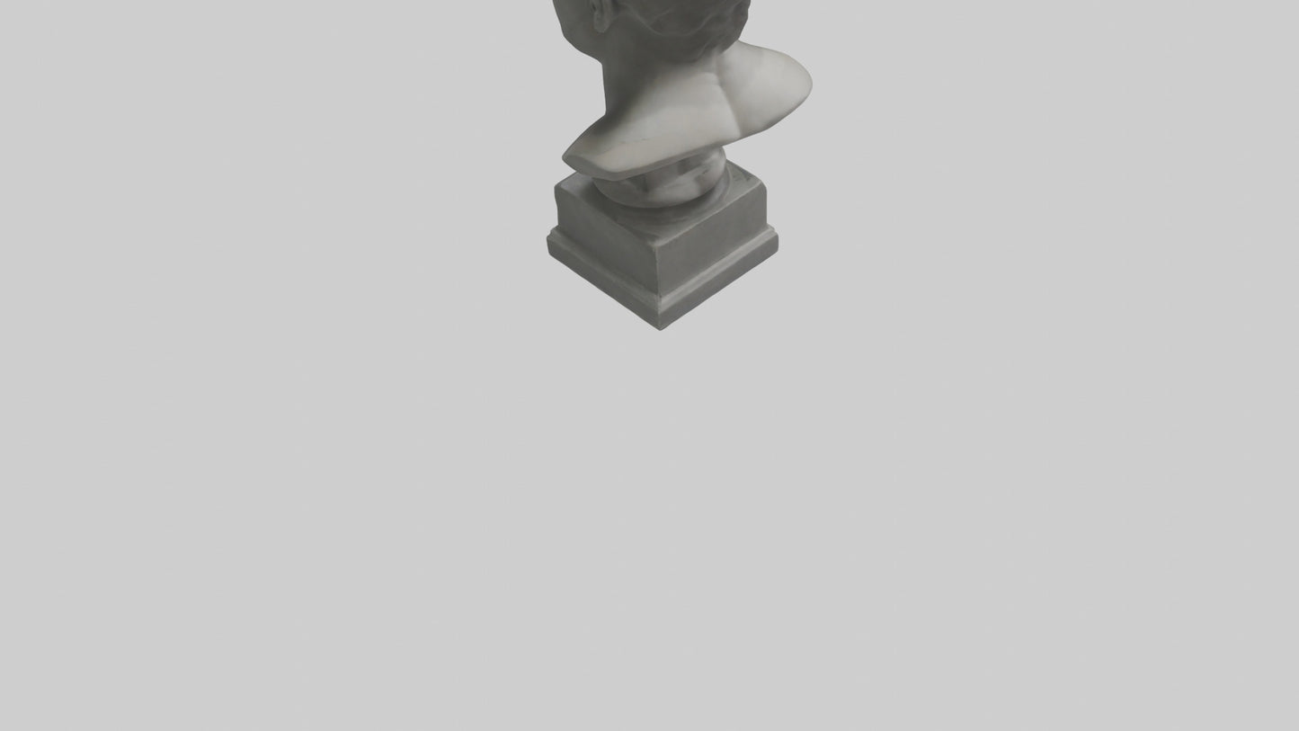 Sculpture bust model VR / AR / low-poly