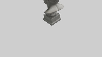 Sculpture bust model VR / AR / low-poly
