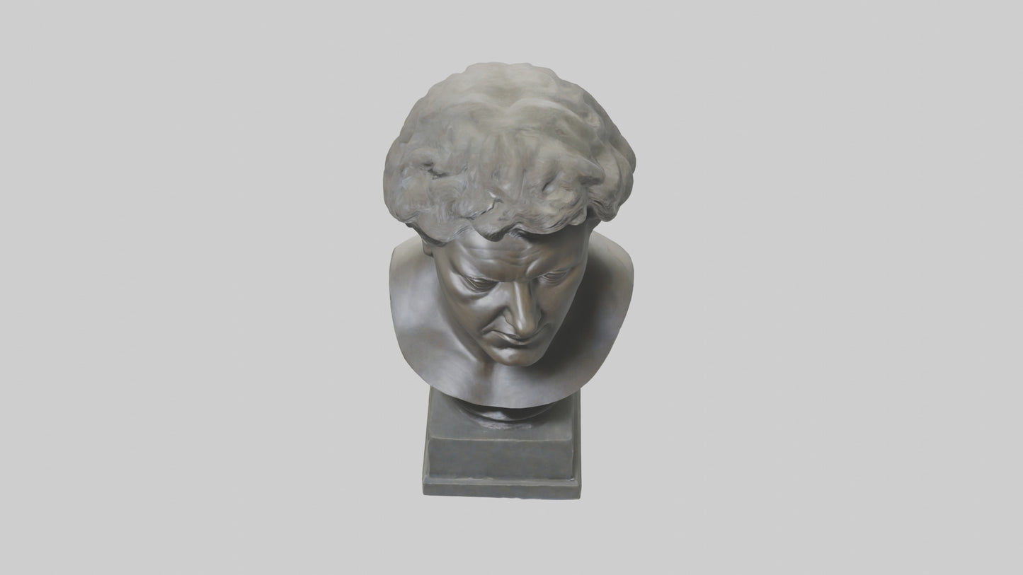Sculpture bust model VR / AR / low-poly