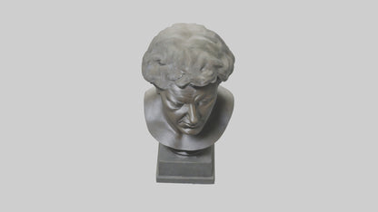 Sculpture bust model VR / AR / low-poly
