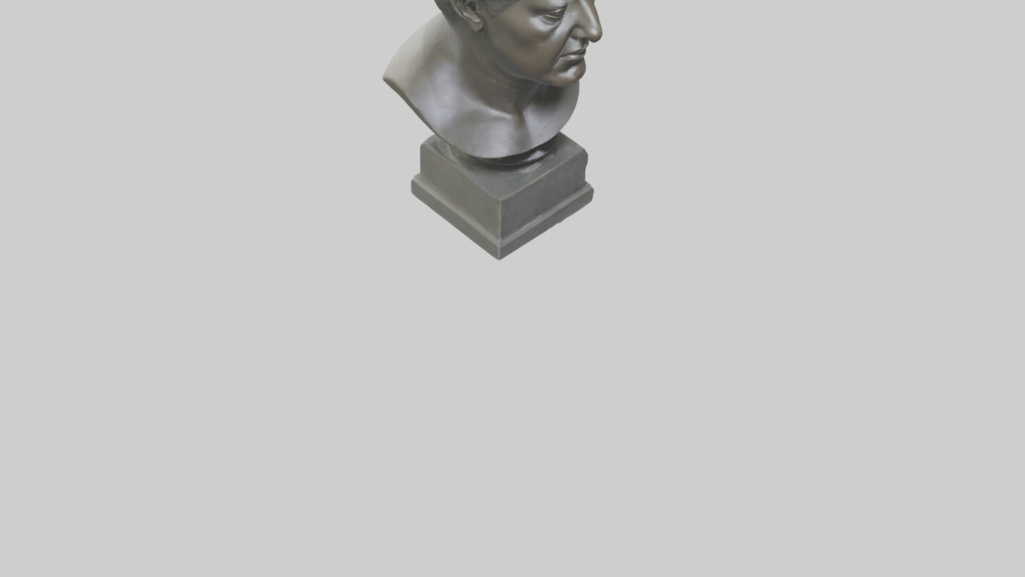 Sculpture bust model VR / AR / low-poly