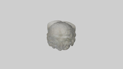Sculpture bust model VR / AR / low-poly