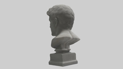 Sculpture bust model VR / AR / low-poly