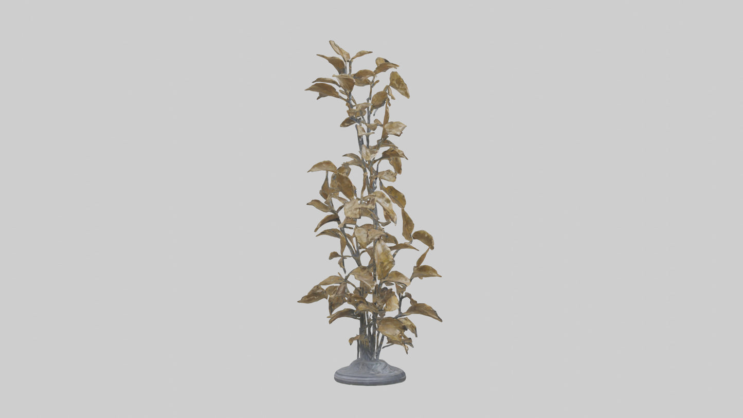 3D model Sculpture of Wind in Leaves statue model VR / AR / low-poly
