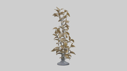 3D model Sculpture of Wind in Leaves statue model VR / AR / low-poly