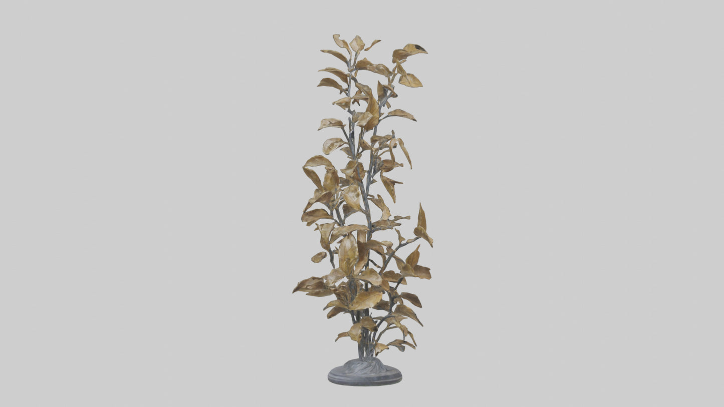 3D model Sculpture of Wind in Leaves statue model VR / AR / low-poly